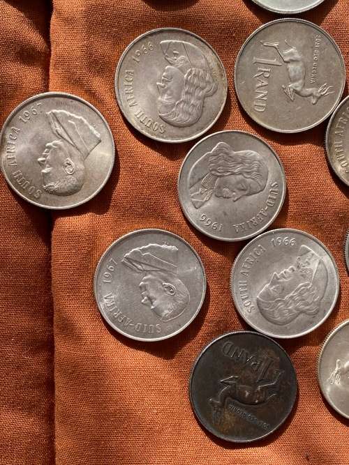 80% Silver R1 SA Coins