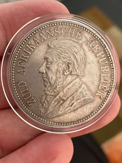 1892 ZAR Five Shillings