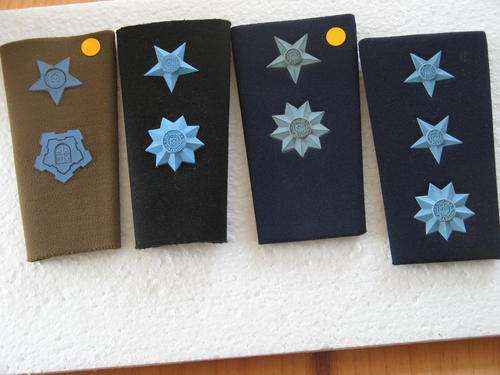 SET OF RANK BADGES
