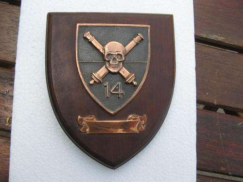 14 FIELD REGIMENT Shied original