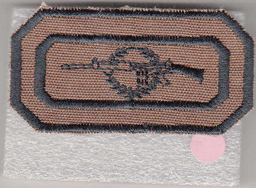 Sniper  Badge Embroidered on Material