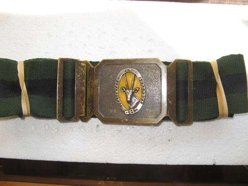 8 SAI BATTALION Stable Belt and Buckel