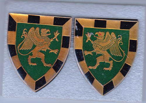 3 SA INFANTRY SHOULDER FLASH ALL PINS