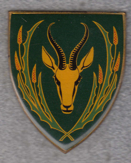 5 S.A, Infantry Battalion    Shoulder Flash 3 pins Original