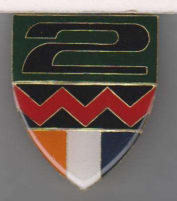 2 SAI BN SHOULDER FLASH 3 PINS