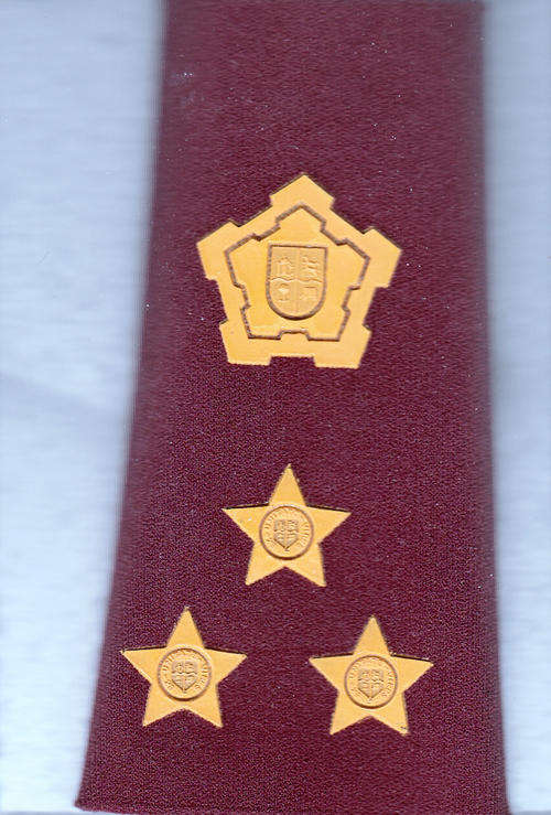 RANK BADGES FIELD DRESS BRIGADIER MEDICAL