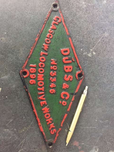 South African Railways Makers Plate