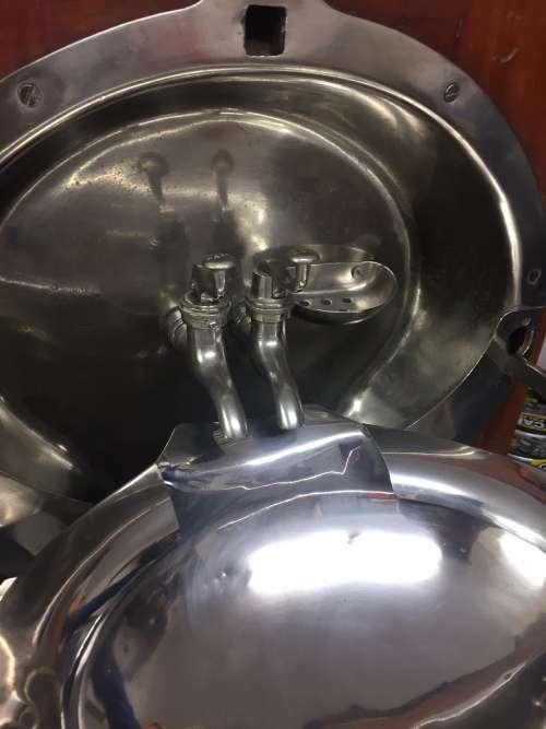 South African Railways Corridor wash basin complete