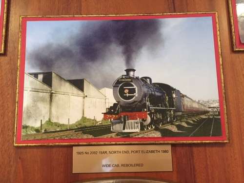 South African Railways Cab Plate Display Board