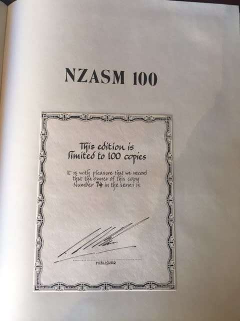 NAZSM Book and Share Certificate