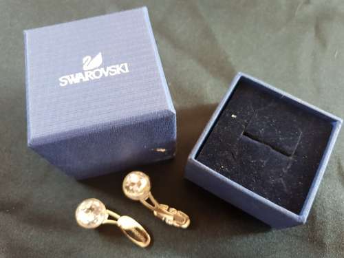 Swarovski ornate cufflinks