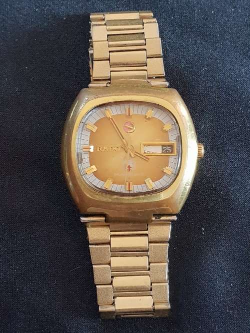 Vintage collectable Rado Musketier 3 Automatic watch with day date from 1970's