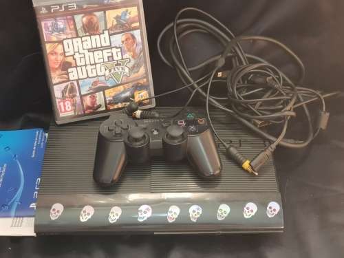 Fully functiona Playstation 3 console with Grand theft auto 5