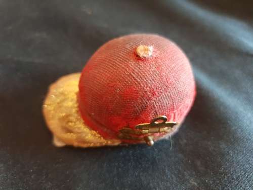 Victorian Sterling silver Thimble James Fenton sheffield 1857 in Jockey hat