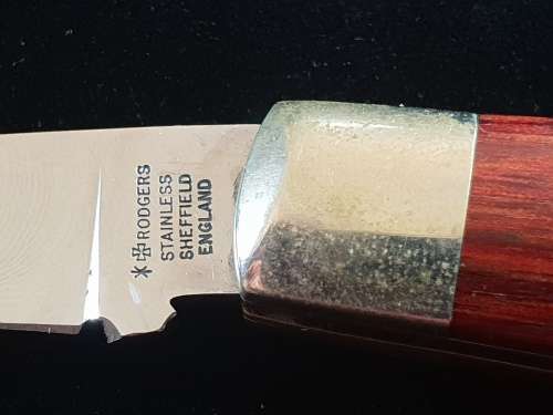 Collectable Joseph Rodgers pocket knife with laminated Rosewood handle