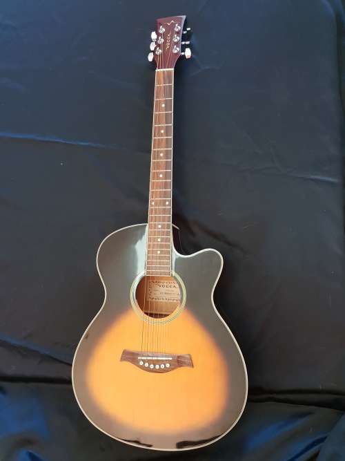Vocca acoustic electric 6 string guitar