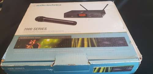 Audio Technica  CORDLESS handheld microphone in box