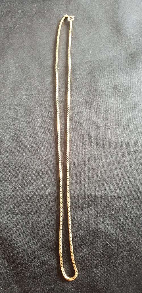 14ct gold necklace ideal for pendants