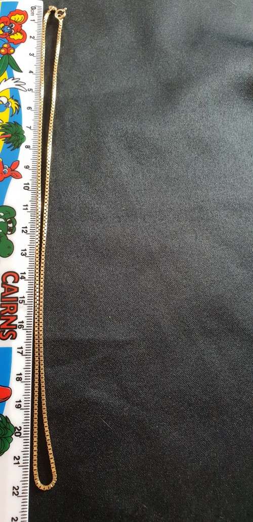 14ct gold necklace ideal for pendants