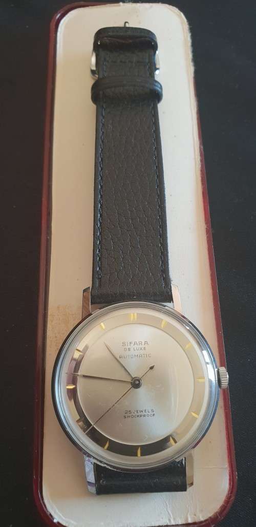 Extremely rare mint condition Sifara deluxe Automatic 25jewel shockproof watch