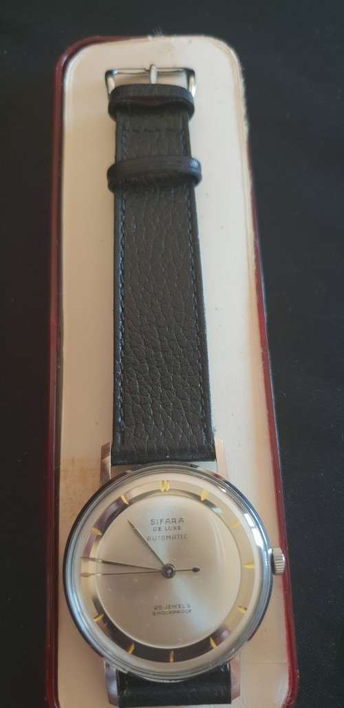 Extremely rare mint condition Sifara deluxe Automatic 25jewel shockproof watch