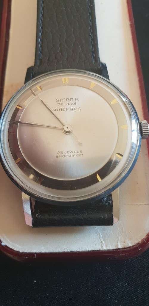 Extremely rare mint condition Sifara deluxe Automatic 25jewel shockproof watch