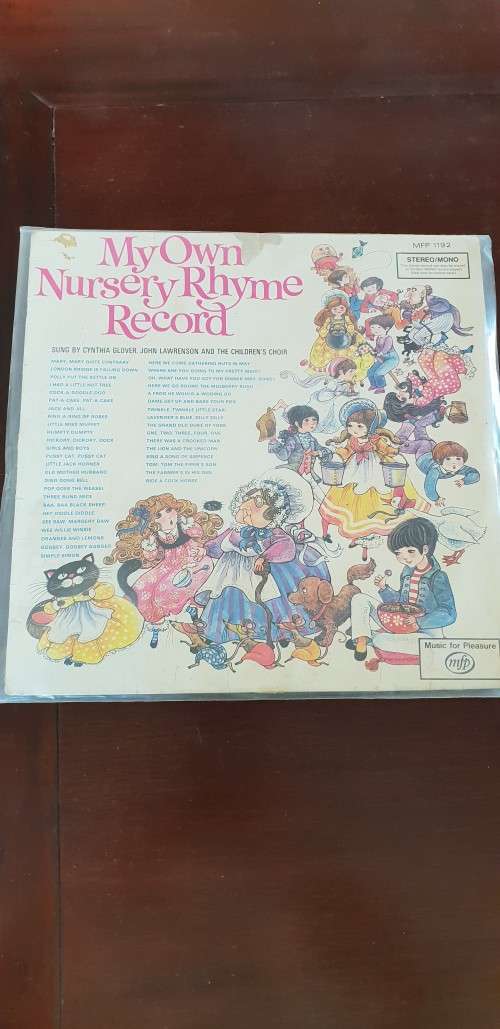 2x Records (LP's) nursery rhymes