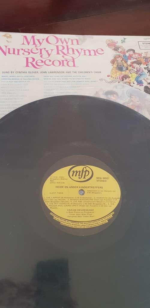 2x Records (LP's) nursery rhymes
