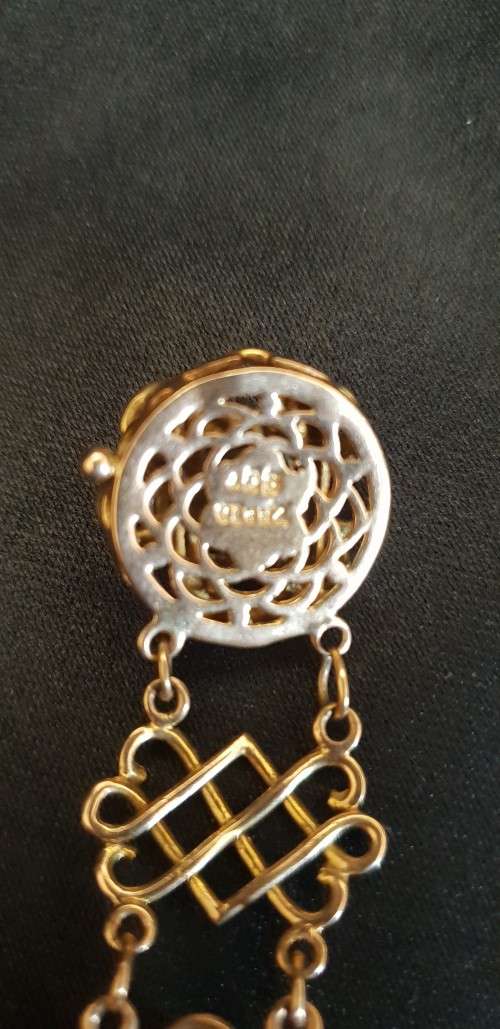 Rare Vintage `Zeeta` solid gold bracelet