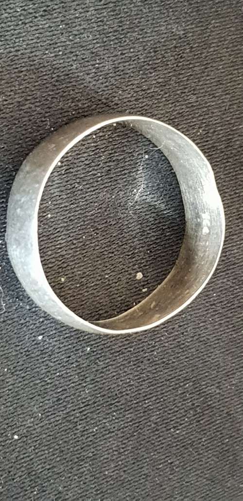 Genuine sterling silver gents ring