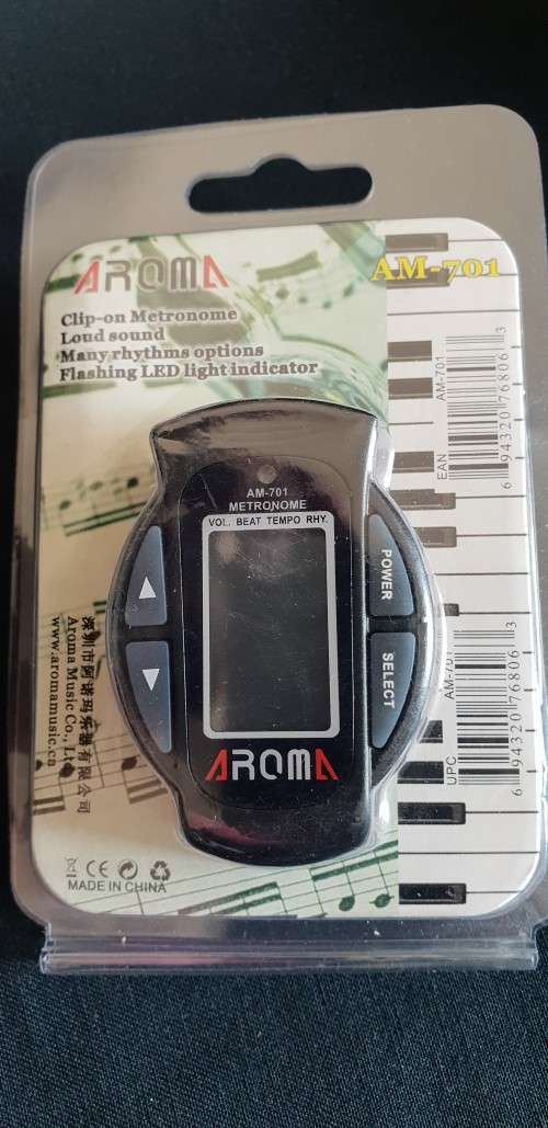 Aroma digital clip on metronome AM701 for guitar,ukelele, etc