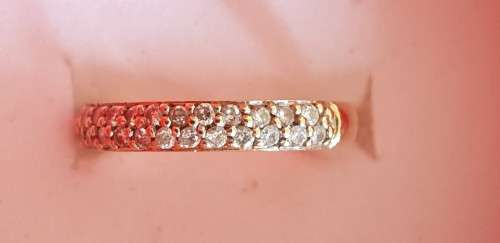 18ct gold Eternity Diamond Band ring