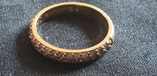 18ct gold Eternity Diamond Band ring