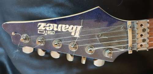 Ibanez Gio blue fancy electric guitar