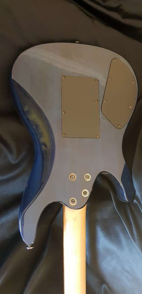 Ibanez Gio blue fancy electric guitar