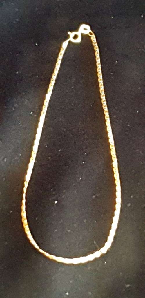 9ct gold anklet chain
