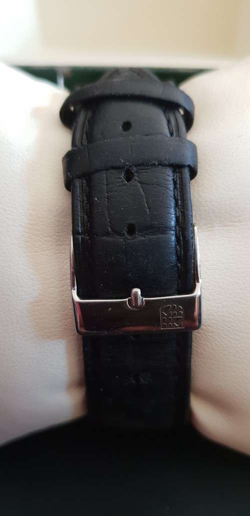 Frederique Constant FC-265B3C6 Persuasion Swiss Moonphase Calendar Mens Watch with black dial