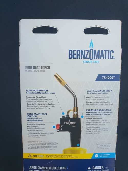 Bernzomatic high heat torch-TS4000TT