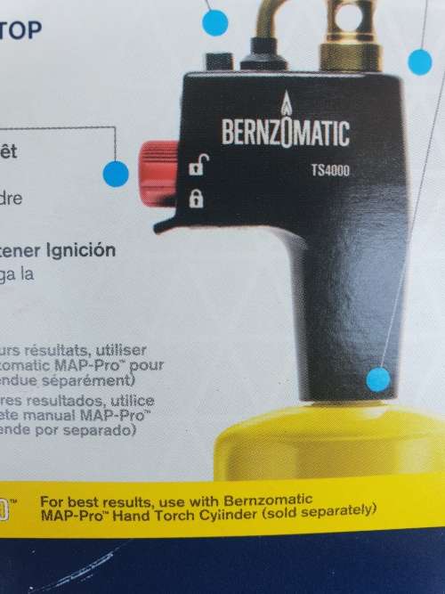 Bernzomatic high heat torch-TS4000TT