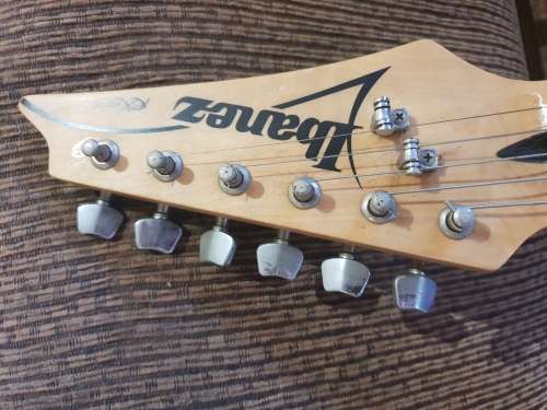 Ibanez Gio black guitar with bag