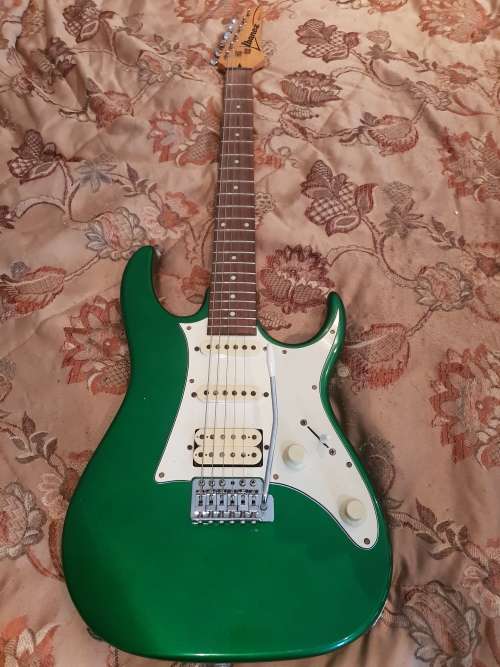 Ibanez RX series green electric guitar