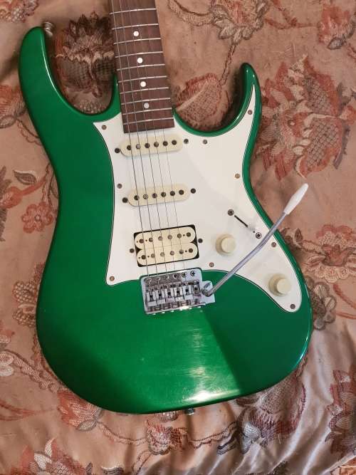 Ibanez RX series green electric guitar