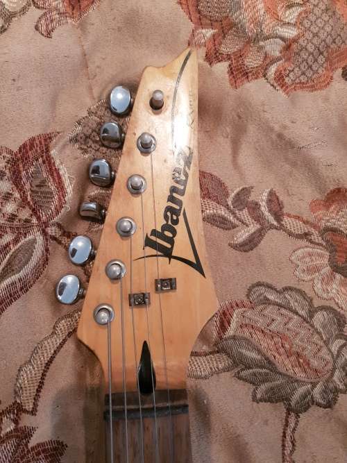 Ibanez RX series green electric guitar