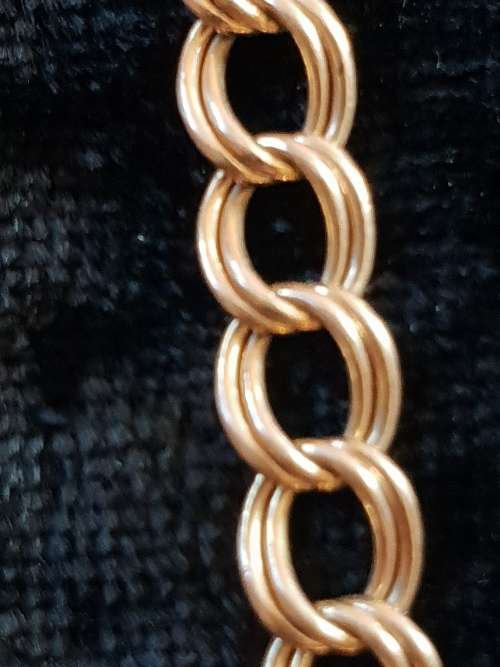 Bracelet Double link 9ct gold