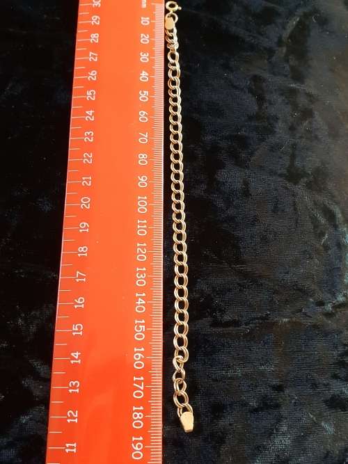 Bracelet Double link 9ct gold