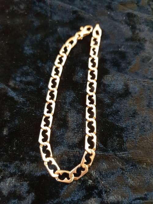 Rare Link 9ct yellow gold Bracelet made in Italy