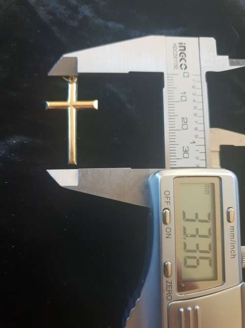 9ct 375 gold cross