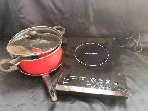 MELLERWARE INDUCTION STOVE WITH 3 INDUCTION POTS