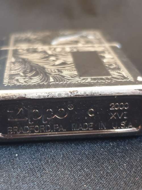 Zippo Lighter Brand New Venetian Chrome Regular