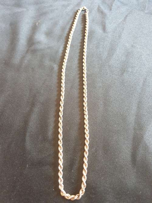 Sterling silver rope chain